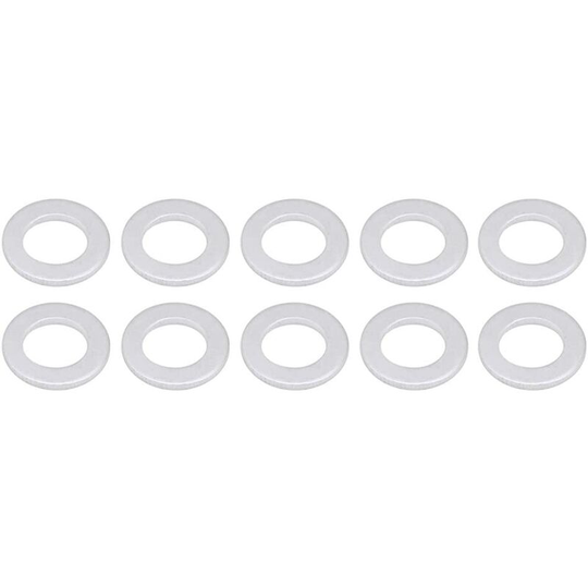Sunflowergb - Oil Drain Plug Crush Washer, Aluminum Flat Washers Replacement, Engine Oil Drain Plug Gaskets, oem 94109-14000(10pcs)