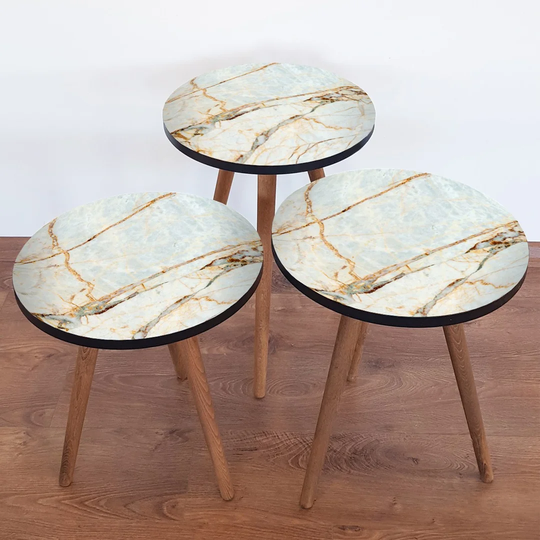 Aquilar 3 Piece Nest of Tables