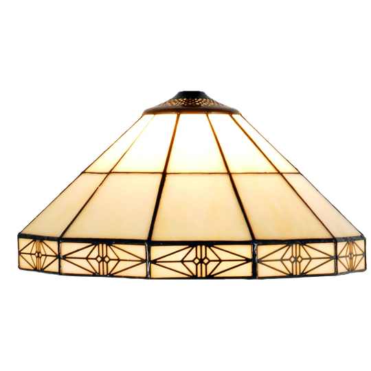 32cm Glass Empire Lamp Shade