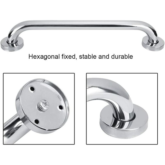 Safety Bathtub Handle, Bathroom Grab Bar Bath Handle Stainless Steel Handle Safety Handrail for Tub Shower Toilet (40cm)