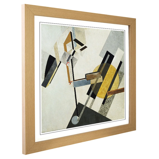 Proun 19d by El Lissitzky Framed Painting Print