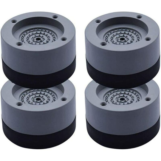 4Pcs Anti Vibration Pads Anti-vibration Pad Universal Washing Machine Feet Stabilizer Pedestal for Washing Machine Fridge - Litzee