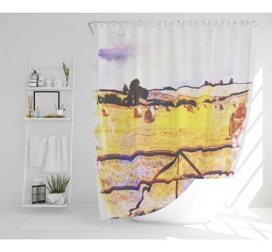 Dillmon Polyester Shower Curtain Set