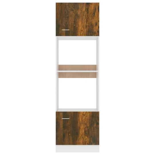 Adkisson Williston Forge Microwave Cabinet Grey Sonoma 60X57x207 Cm Engineered Wood