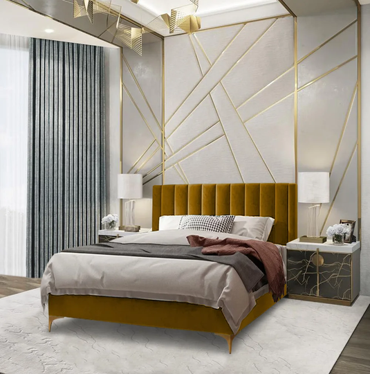 Benson Upholstered Bed Frame