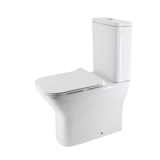 Kerela Close Coupled Toilet with Button Flush and Soft Close Seat