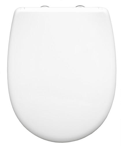 Bemis 2320 Push 'n' Clean Ultra-Fix Soft Close Round White Toilet Seat