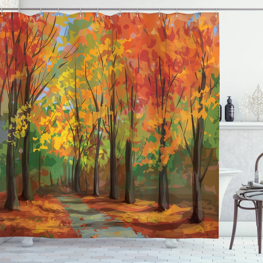 Trescott Polyester Shower Curtain