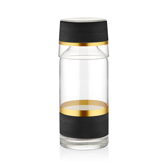 Glow carafe with drinking glass