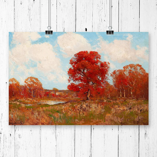 'Fall Landscape' by Julian Onderdonk Printing Print