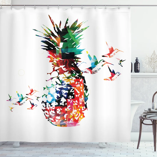 Boltin 13 Piece Polyester Shower Curtain Set