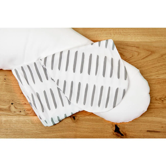 Grey Strokes Cushion Cover