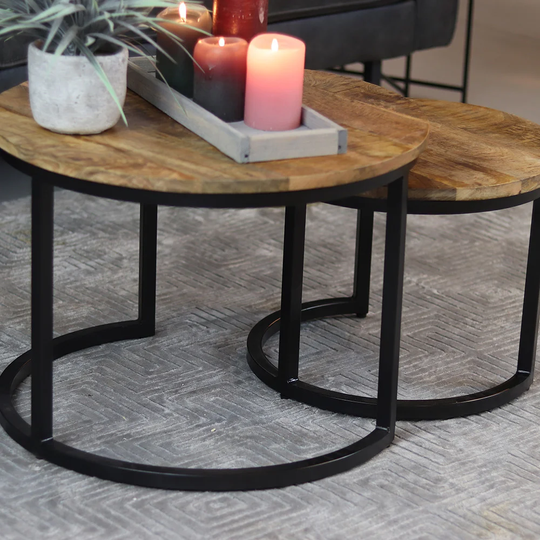 Yvette 2 Piece Coffee Table Set