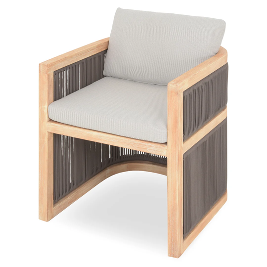 Jaimie Patio Dining Armchair with Cushion