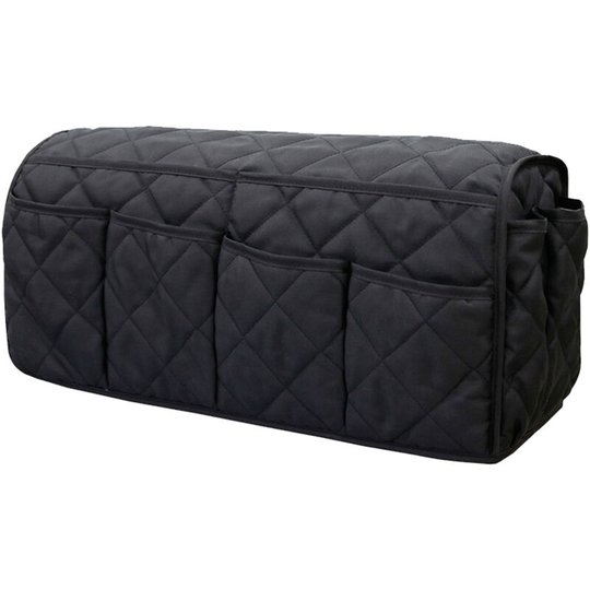 Sofa Armrest Storage Bag with 14 Pockets Non-Slip Sofa Armrest Storage Organizer Sofa Armchair Caddy Armrest Covers Armchair Storage Bag, Black