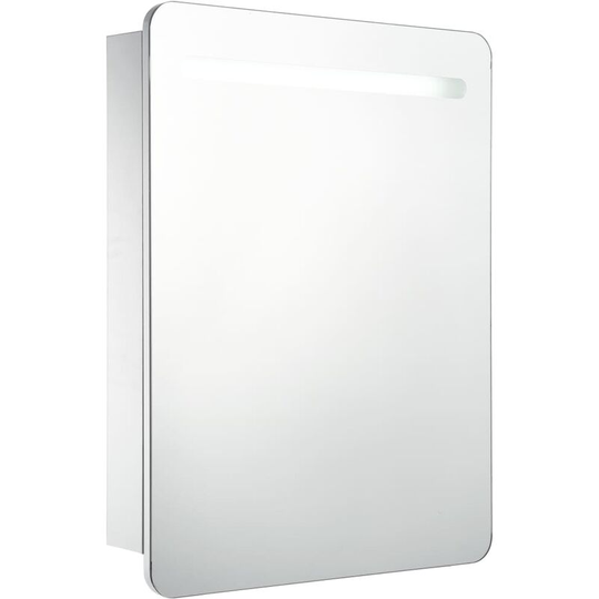 Vidaxl - led Bathroom Mirror Cabinet 60x11x80 cm White