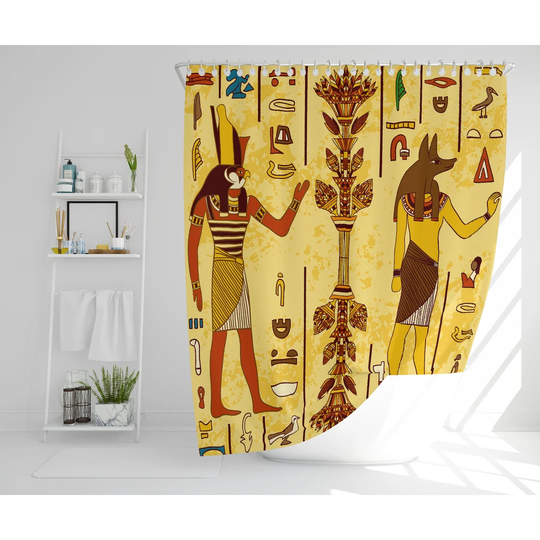 Semund Polyester Shower Curtain