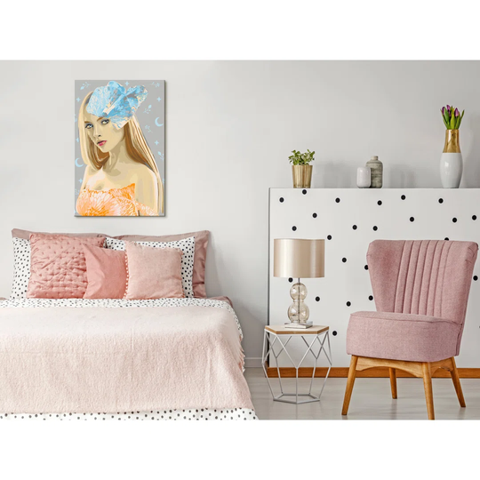 Silver Beauty - Unframed Painting on Canvas