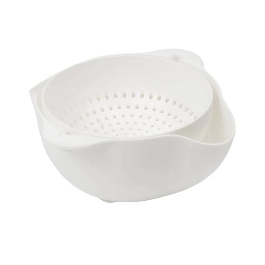 Belfry Kitchen Small Rolling Colander With Detachable 1.3 Litre Bowl