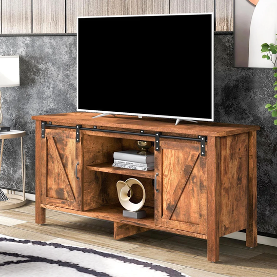 Vintage Brown Sideboard, Kitchen Cabinet, Storage Cabinet