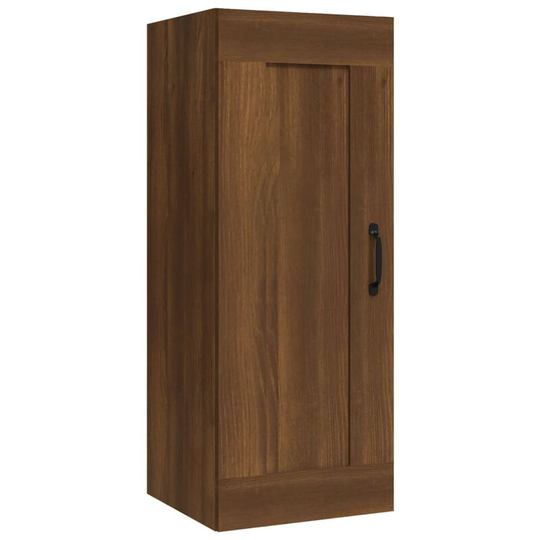Hanging Cabinet Brown Oak 35x34x90 cm Engineered Wood vidaXL - Brown
