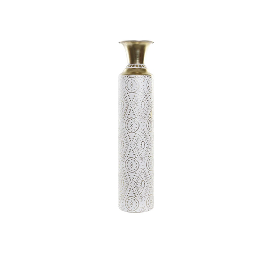 Boxrah White/Gold 73.5Cm Metal Table Vase