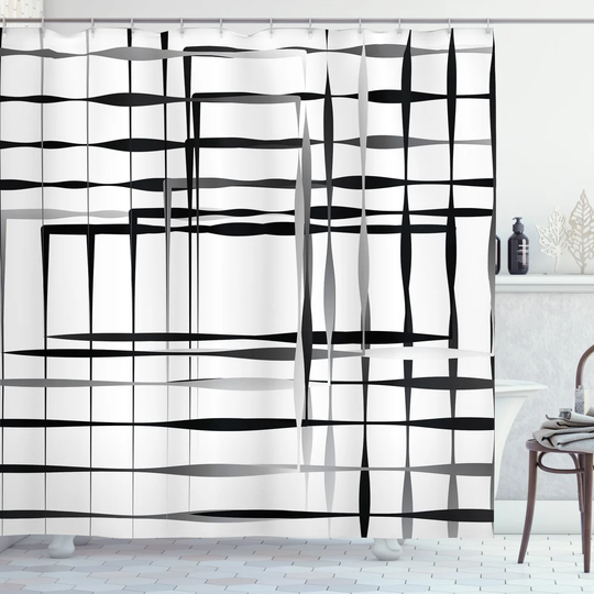 Birchie 13 Piece Polyester Shower Curtain Set