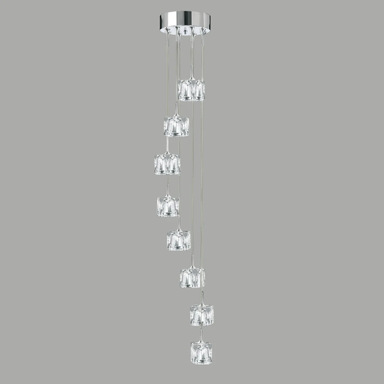 Lauretta 8 - Light Cluster Square LED Pendant