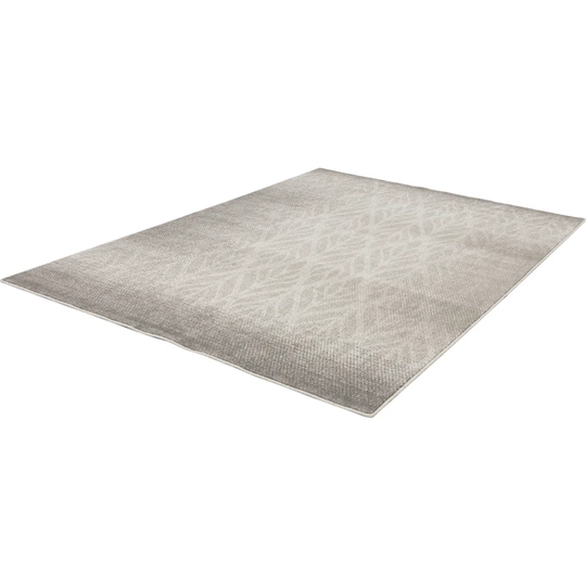 Mosaic Power Loom Wool Grey Rug