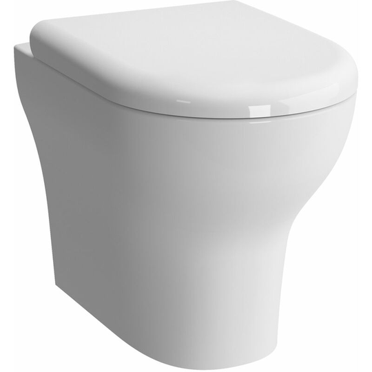 Zentrum Back to Wall Toilet - Standard Seat - Vitra