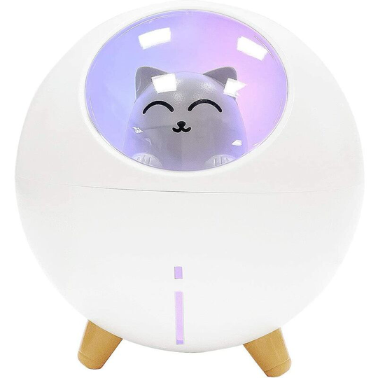 Ilovemilan - Mini Air Humidifier, usb Portable Quiet Home Air Humidifier, with led Night Light Function for Bedroom, Office, Car (White)