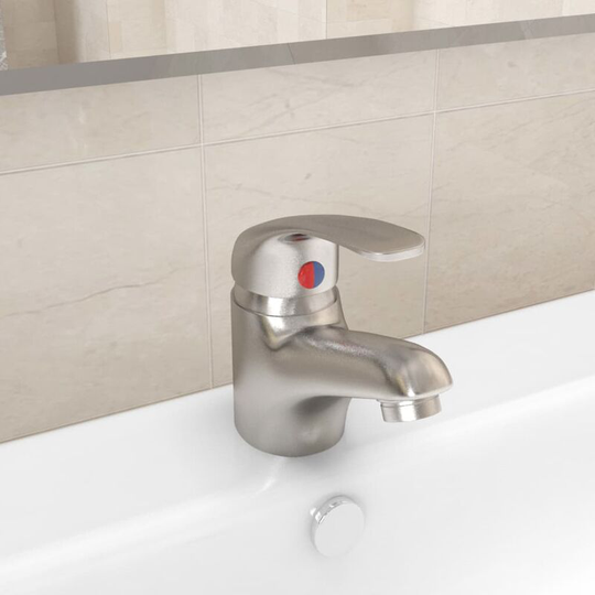Basin Mixer Tap Silver 13x10 cm FF149083_UK - Topdeal