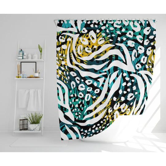 Kirree Polyester Shower Curtain Set