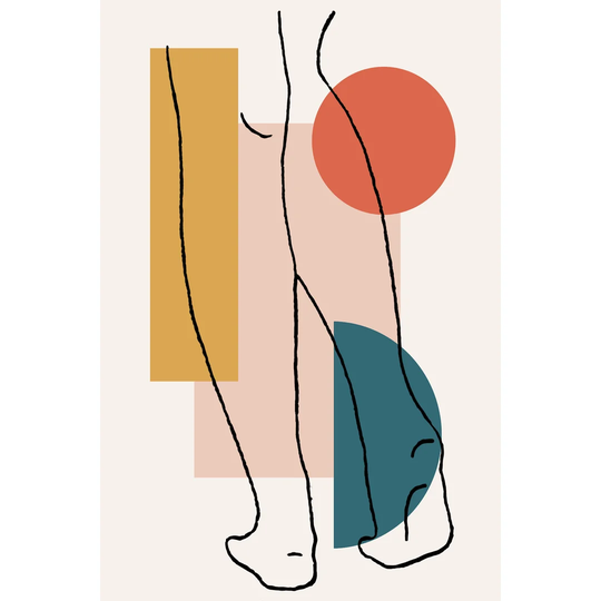Legs I by Alonzo Saunders - Wrapped Canvas Painting Print