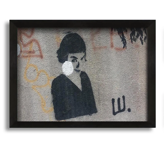 Graffiti Idol - Picture Frame Painting on Canvas