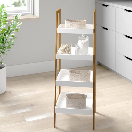 Dwinnell 34cm W x 98cm H x 34.5cm D Free-Standing Bathroom Shelves