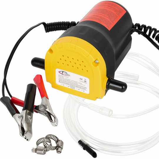 Oil pump rated 12 volts, 60 watts - oil pump, oil extractor, oil extractor pump - black