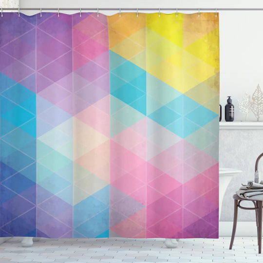 Aristi Polyester Shower Curtain Set