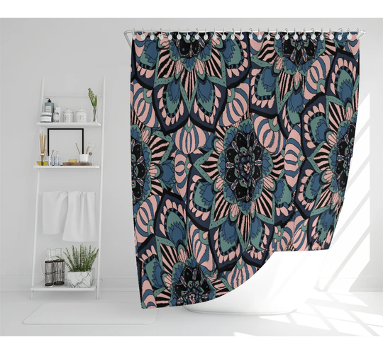 Warwickshire Polyester Shower Curtain Set