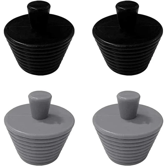 Perlerare - 4pcs Sink Drain Plugs Rubber Drain Plugs Silicone Drain Plugs Bathtub Stoppers Sink Drain Plugs For Kitchen Tub Sink Drains