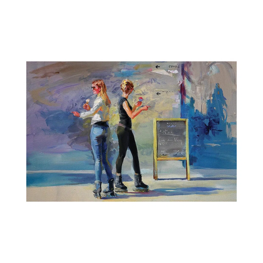 An Iceon Skates by Igor Zhuk - Wrapped Canvas Graphic Art