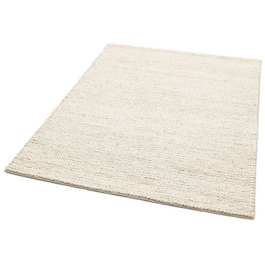 Crowther Voitsberg Hand-Knotted White Rug