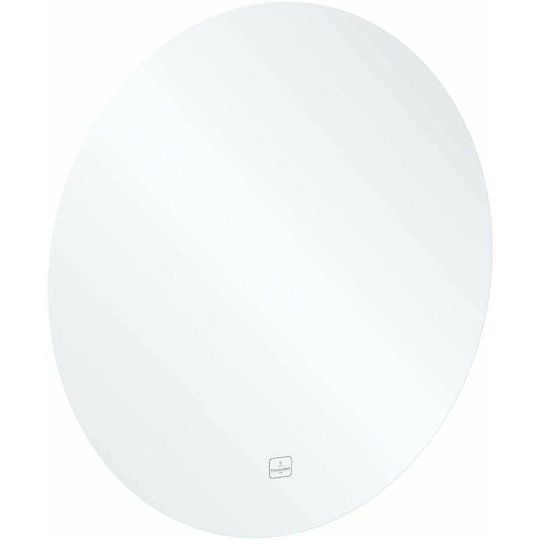 More To See Lite Mirror Round - 650mm Diameter - A4606800 - White Alpine - Villeroy&boch