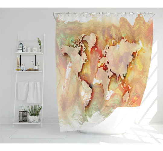 Dimetri Polyester Shower Curtain Set