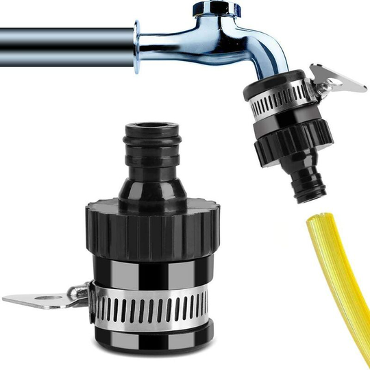 Faucet Fitting, Faucet Adapter, Universal Faucet Connector Garden Water Tap Hose Adapter, Suitable Outer Diameter Less Than 20MM