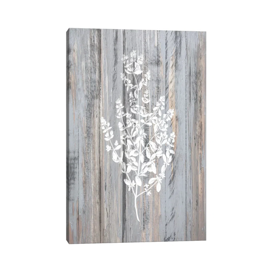 Botanical Wood II - Art Prints on Canvas