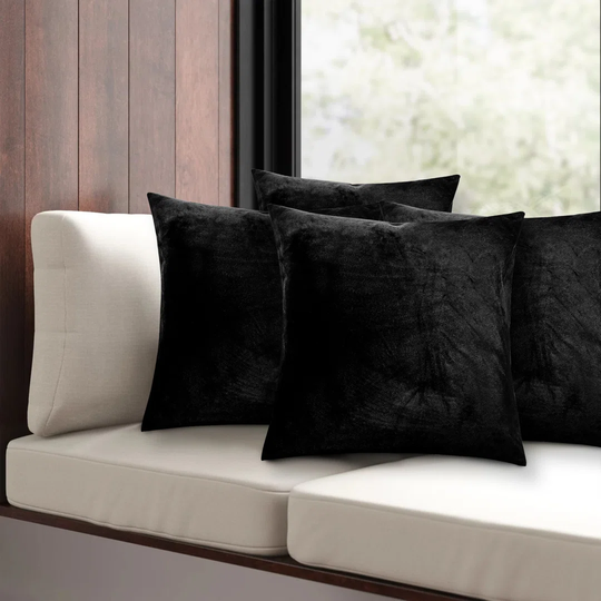 Apex Crushed Velvet Cushion Cover Set