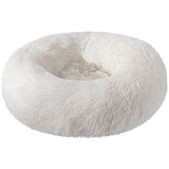 Fluffy Luxe Pet Bed for Dogs Cats, Anti-Slip Waterproof Base Machine Washable Durable Dog and Cat Cushion Bed,60cm - 60cm