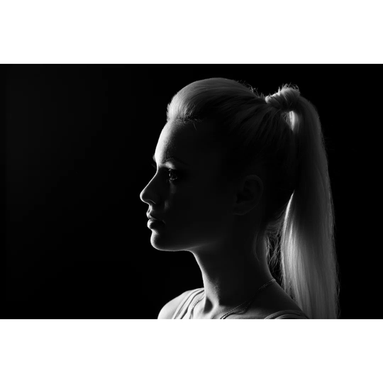 Woman Portrait by Samotrebizan - Wrapped Canvas Photograph