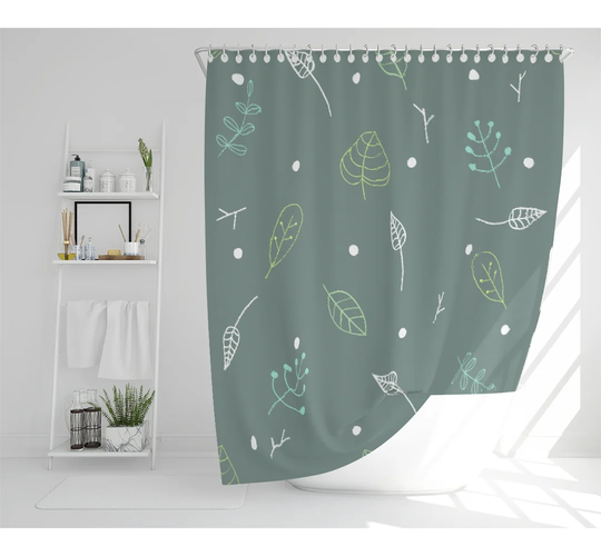 Tyne Polyester Shower Curtain Set